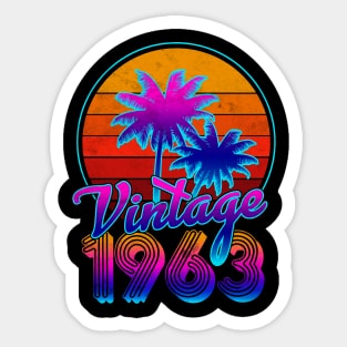 Vintage Classic 1963 Sticker